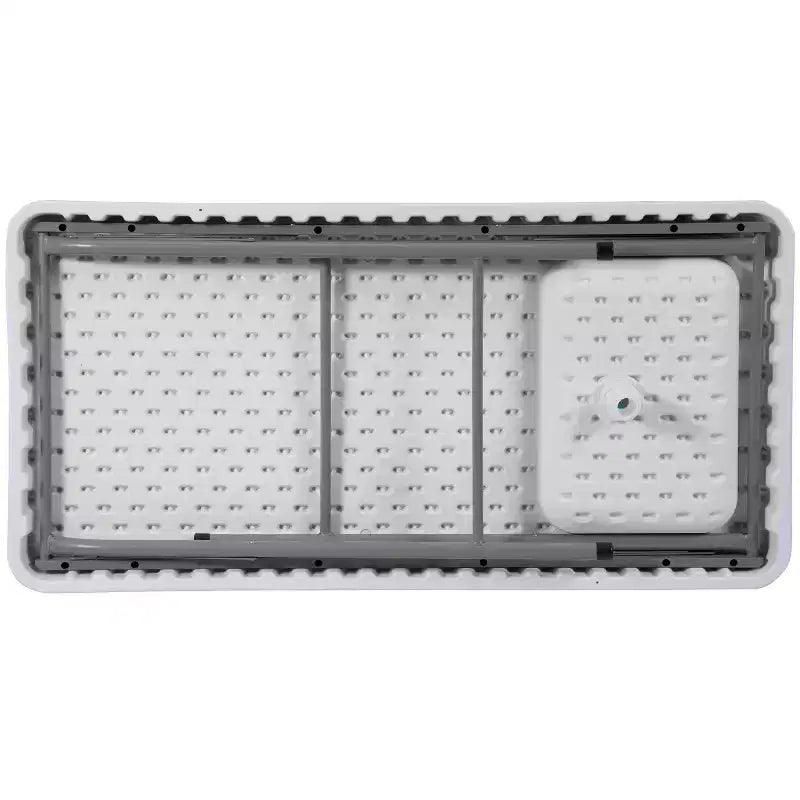 Emma et Oliver Table de nettoyage de poisson portable de 1,2 m / Table de camping et évier d'extérieur