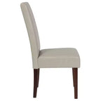 Chaise Parson's Mid-Century Emma et Oliver avec cadre en bois dur fini pour cuisine, salle à manger et plus