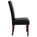 Chaise Parson's Mid-Century Emma et Oliver avec cadre en bois dur fini pour cuisine, salle à manger et plus