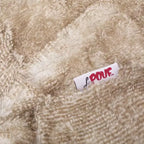 Pouf d'hiver en fausse fourrure Christopher Knight Home 60 Greyrock Modern Glam