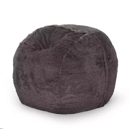 60 Greyrock Modern Glam Faux Fur Winter Bean Bag - Christopher Knight Home