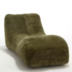 Pouf Okak de 150 cm, fauteuil pouf lounge épousant les courbes du corps avec éponge haute élasticité, canapé de sol léger pour salon, chambre