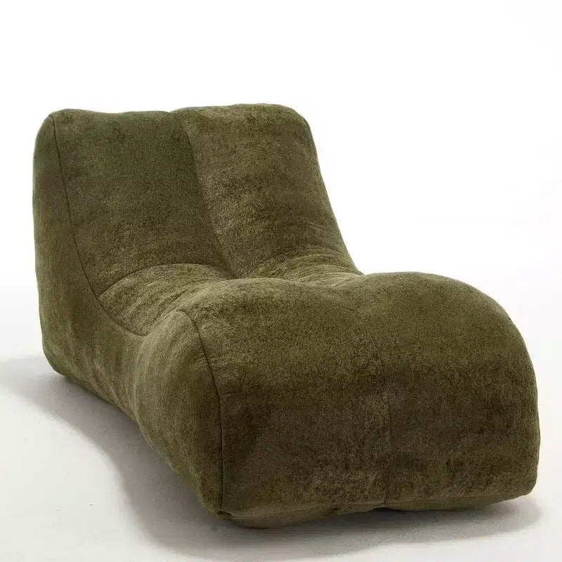 Pouf Okak de 150 cm, fauteuil pouf lounge épousant les courbes du corps avec éponge haute élasticité, canapé de sol léger pour salon, chambre