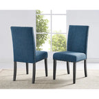 Ensemble de salle à manger 5 pièces Mytzi de Roundhill Furniture, table à manger à piètement croisé avec 4 chaises élégantes