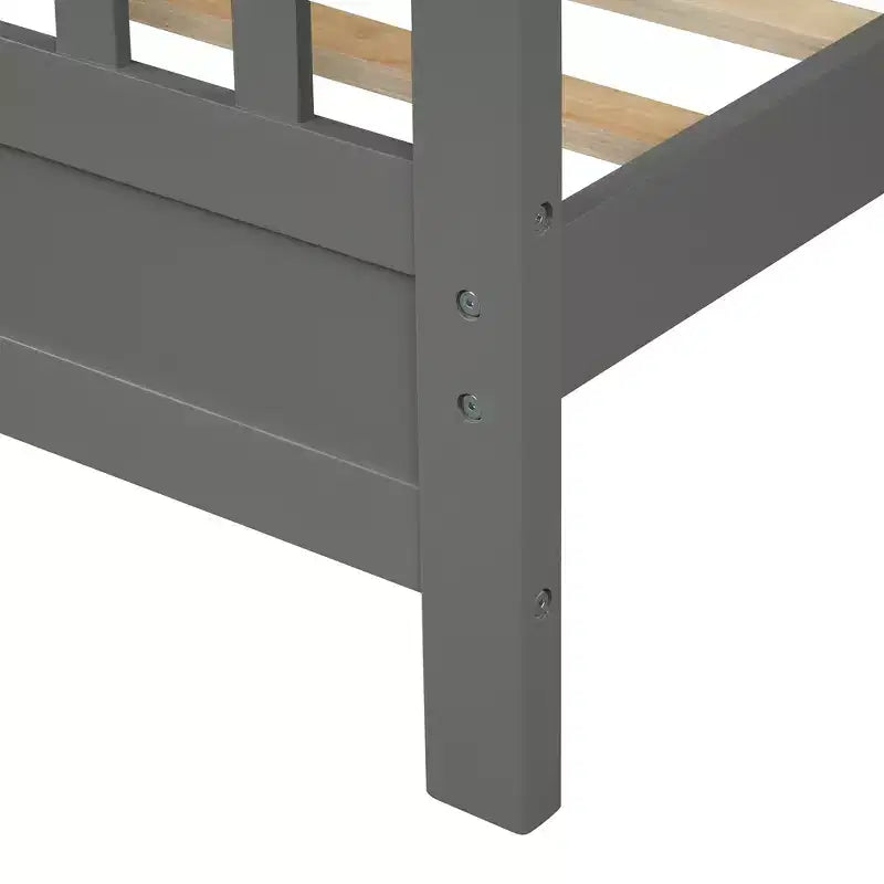 Lit plateforme une place Whisen Wood avec tête et pied de lit