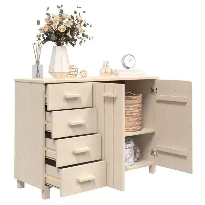 vidaXL HAMAR Buffet de cuisine en pin massif