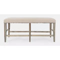Banc rembourré sans dossier de hauteur de comptoir Jofran Fairview Transitional 52