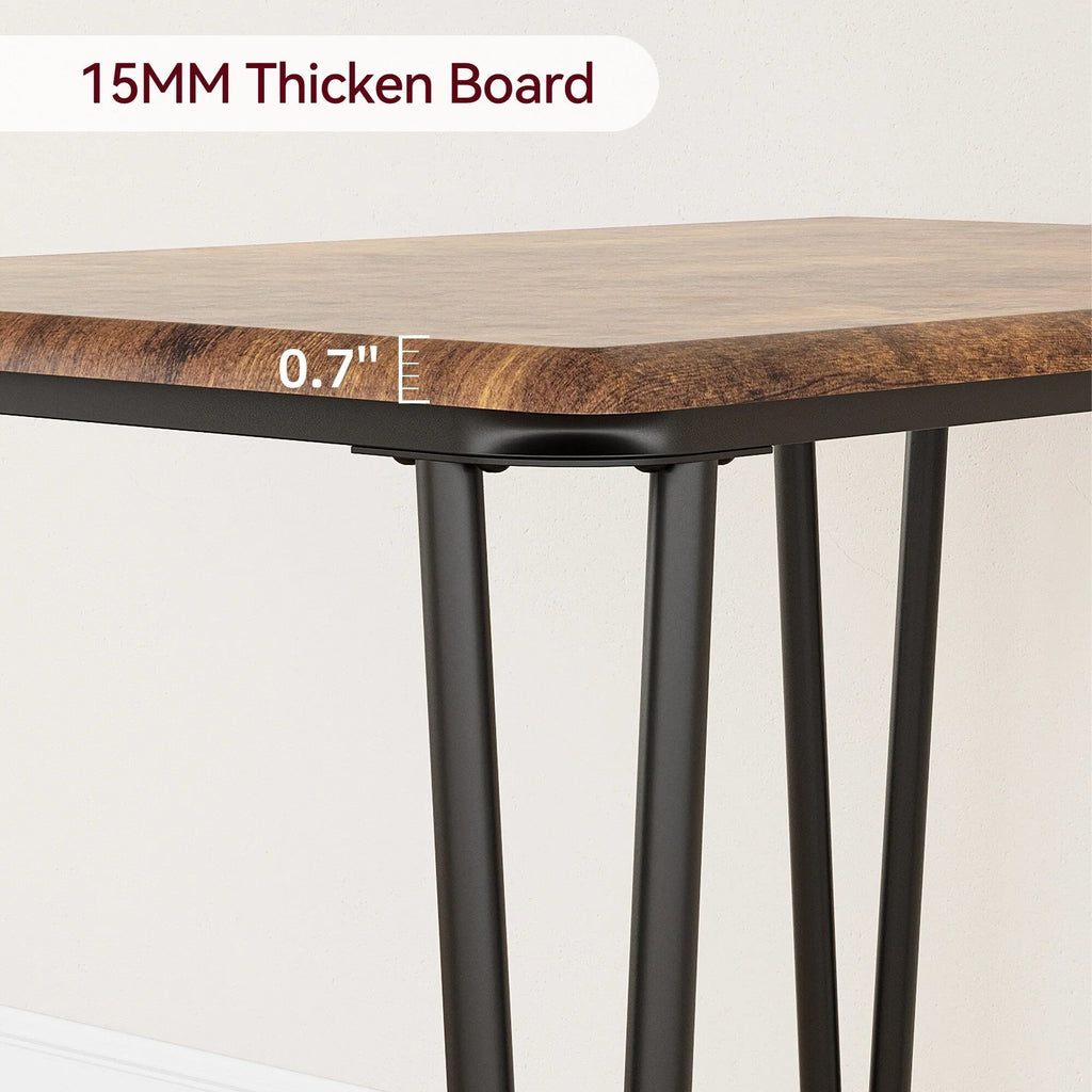 Ensemble table de cuisine et chaises pour salle à manger - 3 pièces