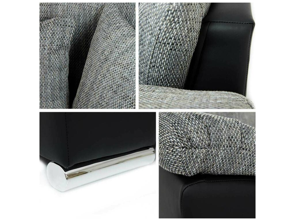 Canapé d'angle modulable - Gris | Gris
