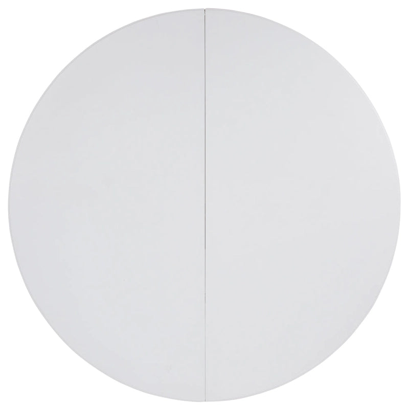 Table pliante ronde en plastique de 1,80 m avec poignée