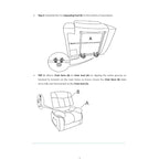 Fauteuil inclinable électrique avec fonction de levage pour personnes âgées, avec pochette latérale