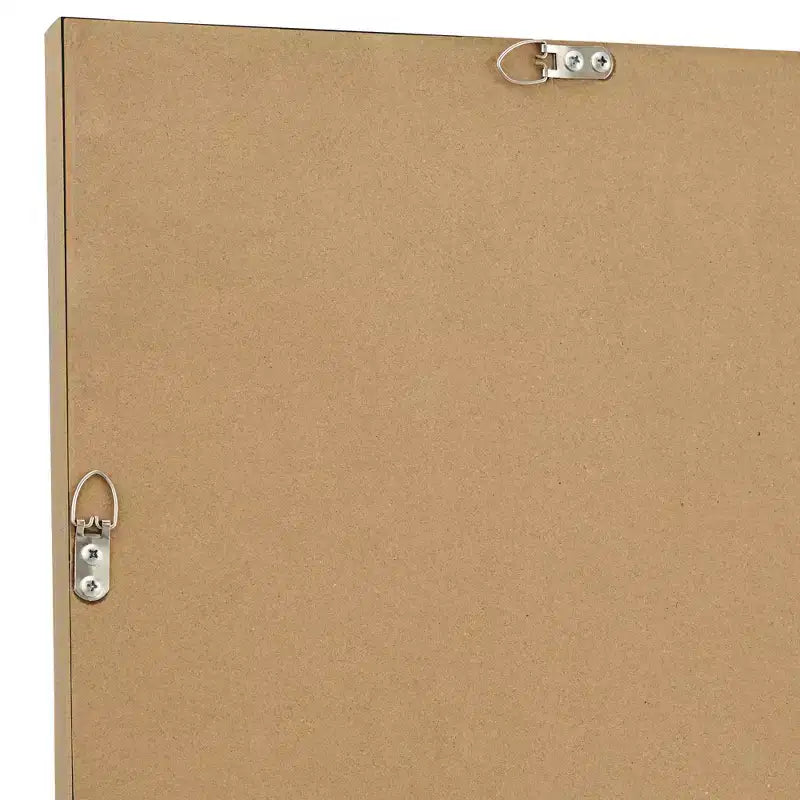 Miroir mural rectangulaire Uttermost Verne avec bordure dorée mate 24 x 38