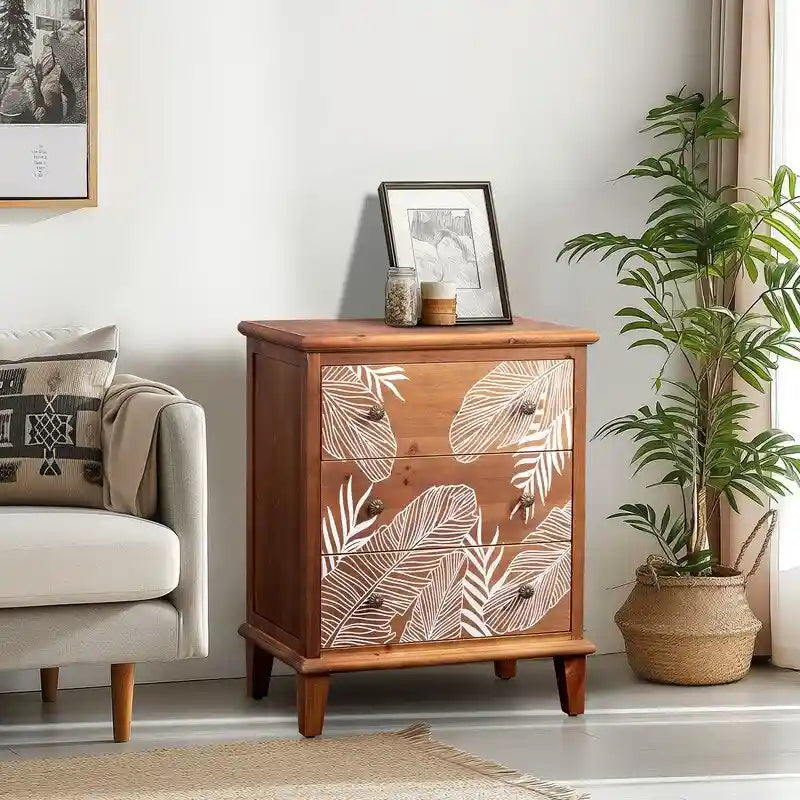 Commode en bois massif