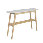 La Console Rectangulaire Bianco Collection Castello 43 en Marbre Blanc de Carrare Italien