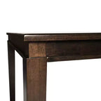 Table de salle à manger Flash Furniture Henry en bois massif, table rectangulaire en bois robuste de qualité commerciale pour 6 personnes