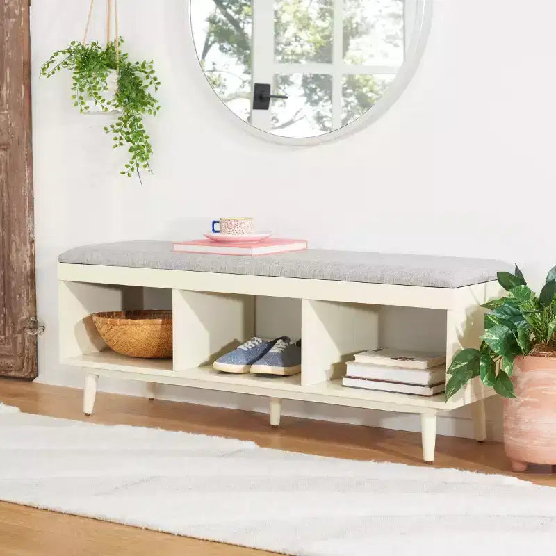 Banc ouvert Cricket avec coussin - BCH5000 - Safavieh