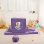 Canapé pour enfants 12 pièces, canapé de jeu modulaire pour enfants pour stimuler la créativité, canapé modulable, mobilier de chambre et de salle de jeux pour tout-petits, pour dormir et lire