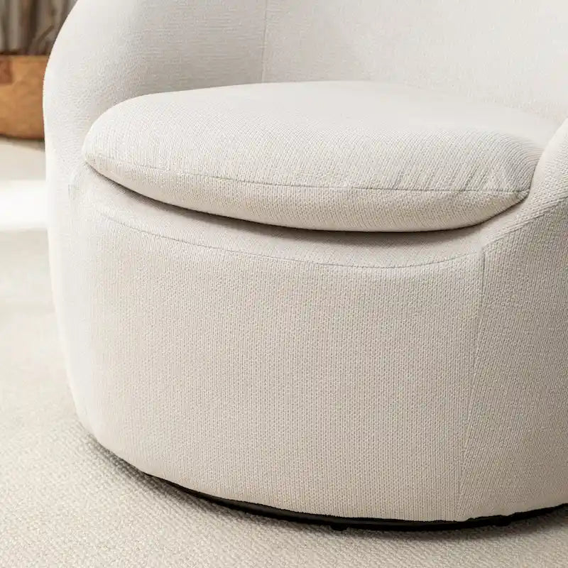 Fauteuil club moderne pivotant Winnie de Roundhill Furniture