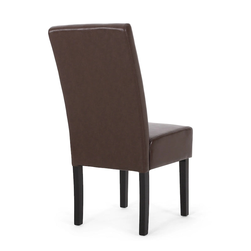 Chaises de salle à manger tapissées à motifs Pertica (lot de 4) par Christopher Knight Home
