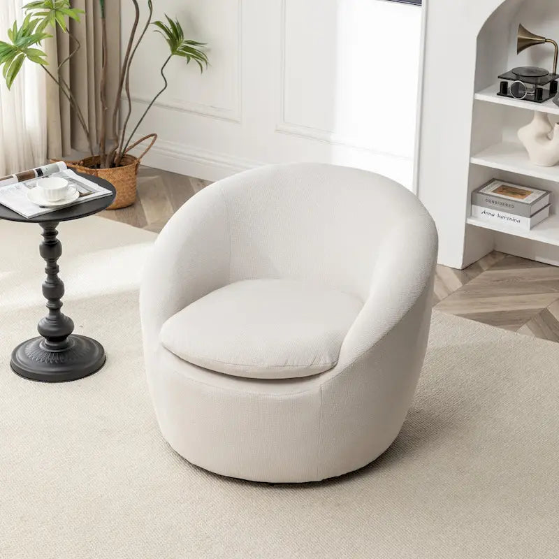 Fauteuil club moderne pivotant Winnie de Roundhill Furniture