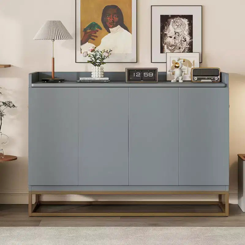 Lit escamotable Queen Size Whisen Modern Design, repliable en armoire avec pieds en fer