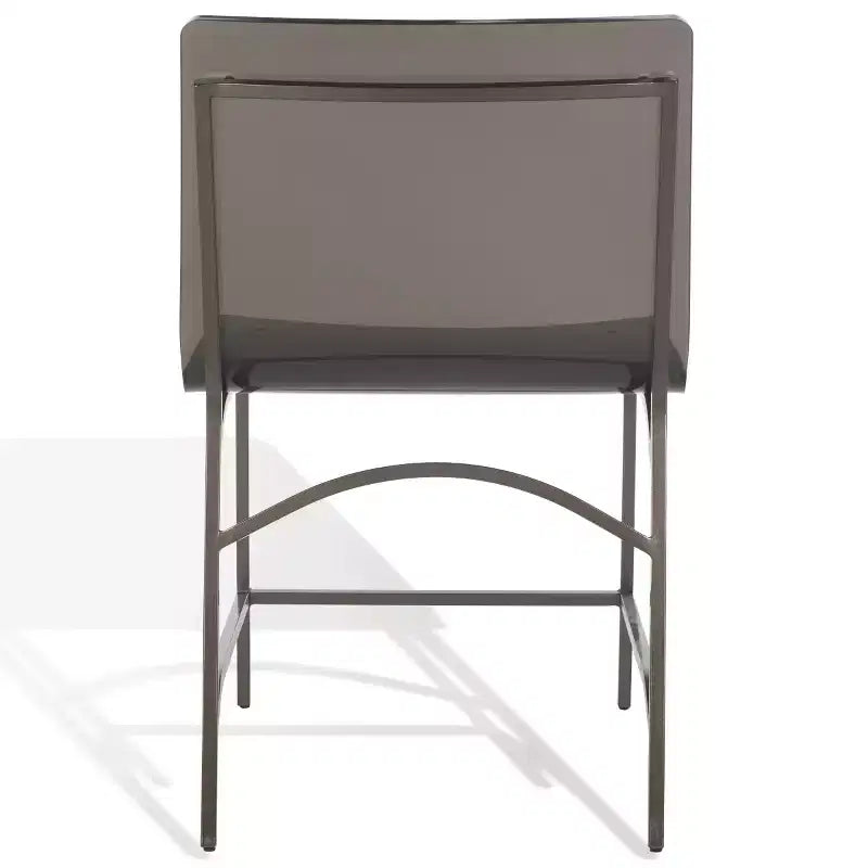 Chaise de salle à manger en acrylique Bryant (Lot de 2) - SFV2566 - Gris fumé/Bronze canon - Safavieh Couture