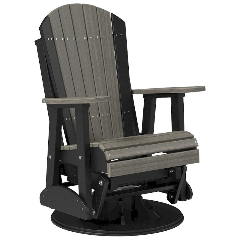 Fauteuil planeur pivotant Adirondack en polybois