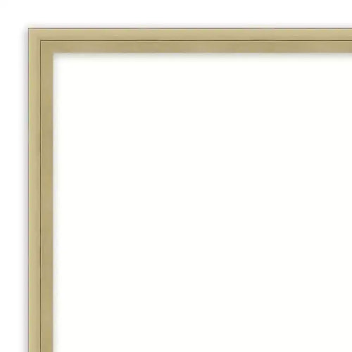 Miroir Mural en Bois Non Biseauté Amanti Art Lucie Champagne 25,25 x 19,25 po
