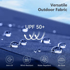 MAISON ARTS Grand Parasol Double Face de 4,5 m avec Base Incluse pour Patio