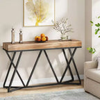 Tribesigns 55.12 Table de canapé effet bois