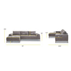 Canapé d'angle en tissu Rue 113 Poly & Bark