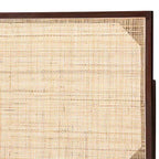 Tête de lit bali & pari en bois de bayur et rotin naturel Reine Aurélia