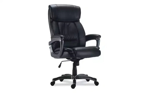 Alera Alera Egino Big and Tall Chair, Supports Up to 400 lb, Black Seat/Back, Black Base