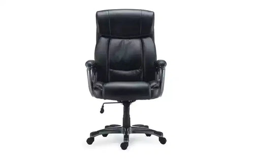 Fauteuil grand gabarit Alera Alera Egino, supporte jusqu'à 181 kg, siège/dossier noir, piètement noir