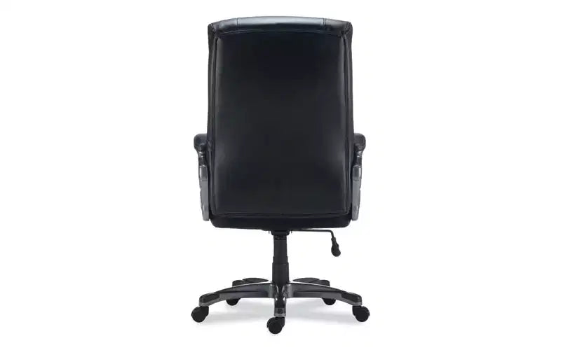Fauteuil grand gabarit Alera Alera Egino, supporte jusqu'à 181 kg, siège/dossier noir, piètement noir