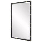 Miroir Mural Rectangulaire Uttermost Benedo Noir 24 x 36