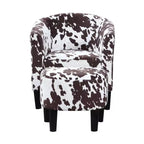 Breighton Home Fauteuil d'appoint avec ottoman Churchill