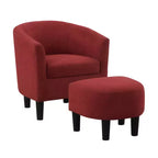 Breighton Home Fauteuil d'appoint avec ottoman Churchill