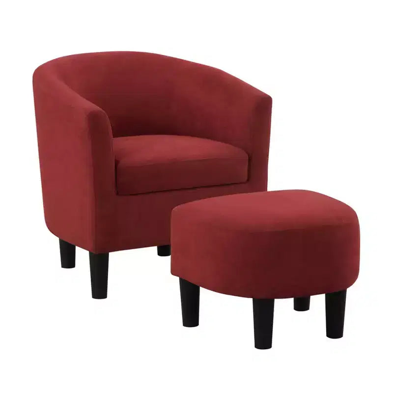 Breighton Home Fauteuil d'appoint avec ottoman Churchill