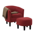 Breighton Home Fauteuil d'appoint avec ottoman Churchill