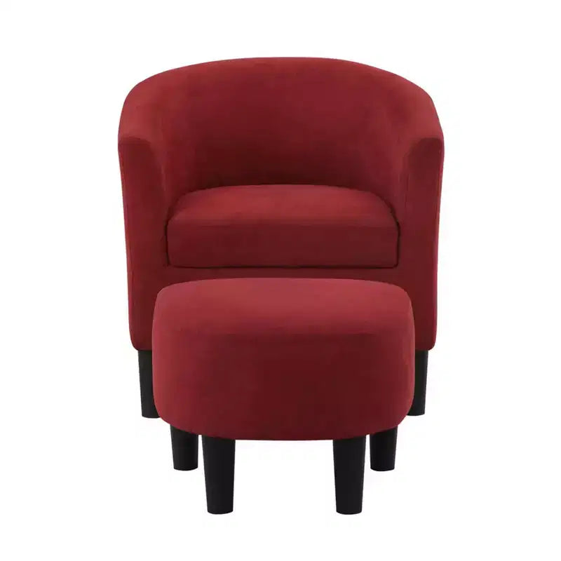 Breighton Home Fauteuil d'appoint avec ottoman Churchill