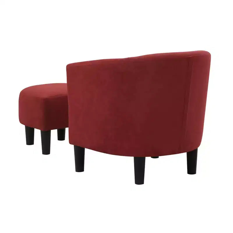 Breighton Home Fauteuil d'appoint avec ottoman Churchill