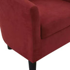 Breighton Home Fauteuil d'appoint avec ottoman Churchill