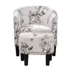 Breighton Home Fauteuil d'appoint avec ottoman Churchill