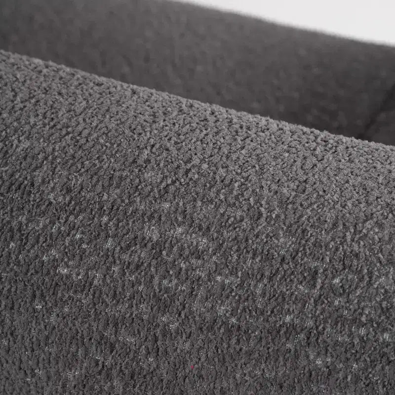HOMES: Intérieur et Extérieur Fauteuil d'appoint profond Sunhaven Contemporary en tissu bouclé