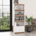 Bibliothèque Manhattan Comfort Ratzer Mid - Century Modern 5 étagères 182 cm