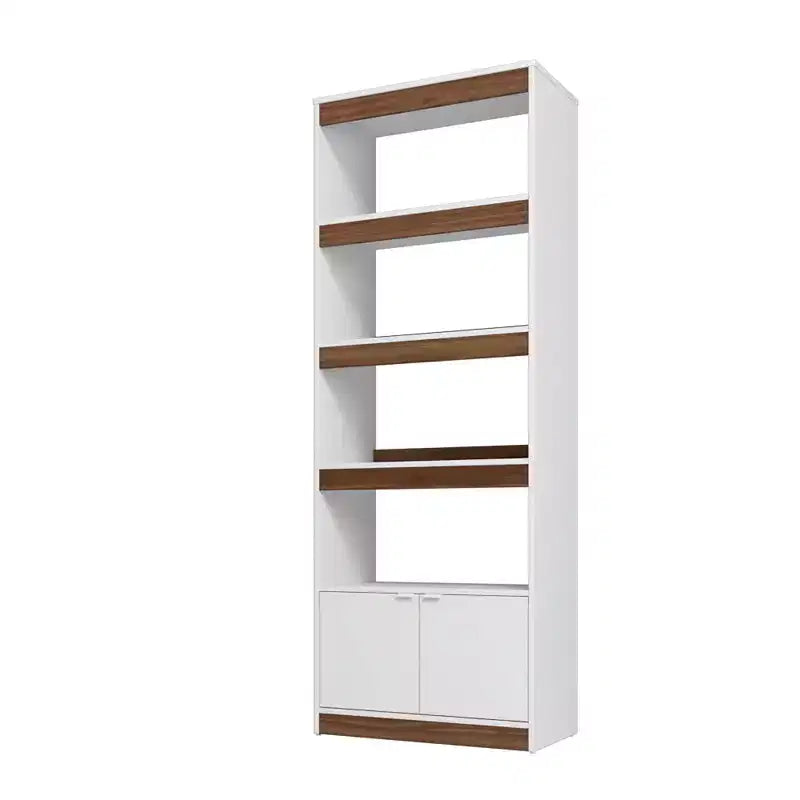 Bibliothèque Manhattan Comfort Ratzer Mid - Century Modern 5 étagères 182 cm