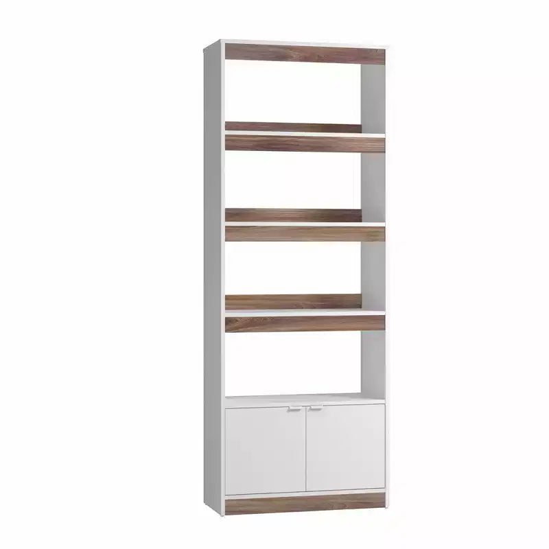 Manhattan Comfort 71.65 Ratzer Mid - Century Modern 5 Shelf Bookcase
