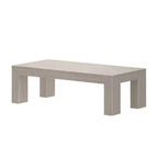 Table basse rectangulaire moderne 48 po Plank+Beam en bois massif, table basse pour salon