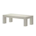 Table basse rectangulaire moderne 48 po Plank+Beam en bois massif, table basse pour salon